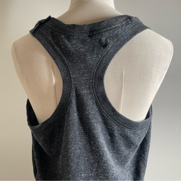 Nike Women’s Vintage Heather Grey Pocketed Racerback Romper - Size Medium - Picture 7 of 16